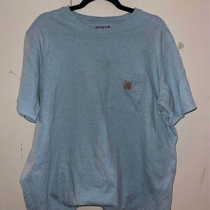 Carhartt Men's Sky Blue Short Sleeve Tee
